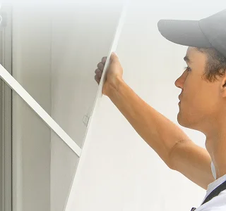 Ремонт москитной сетки - фото